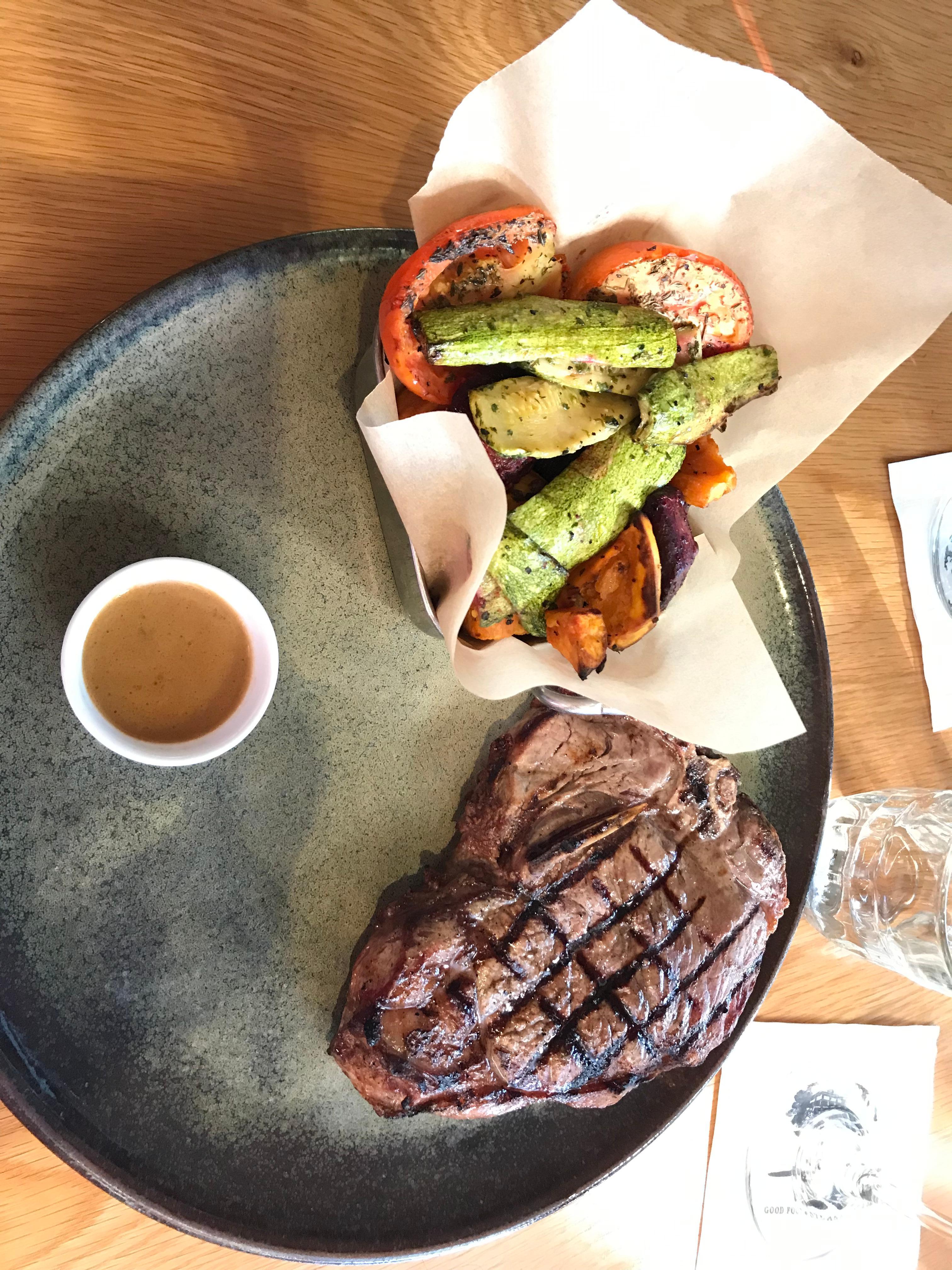 T-bone steak for dinner