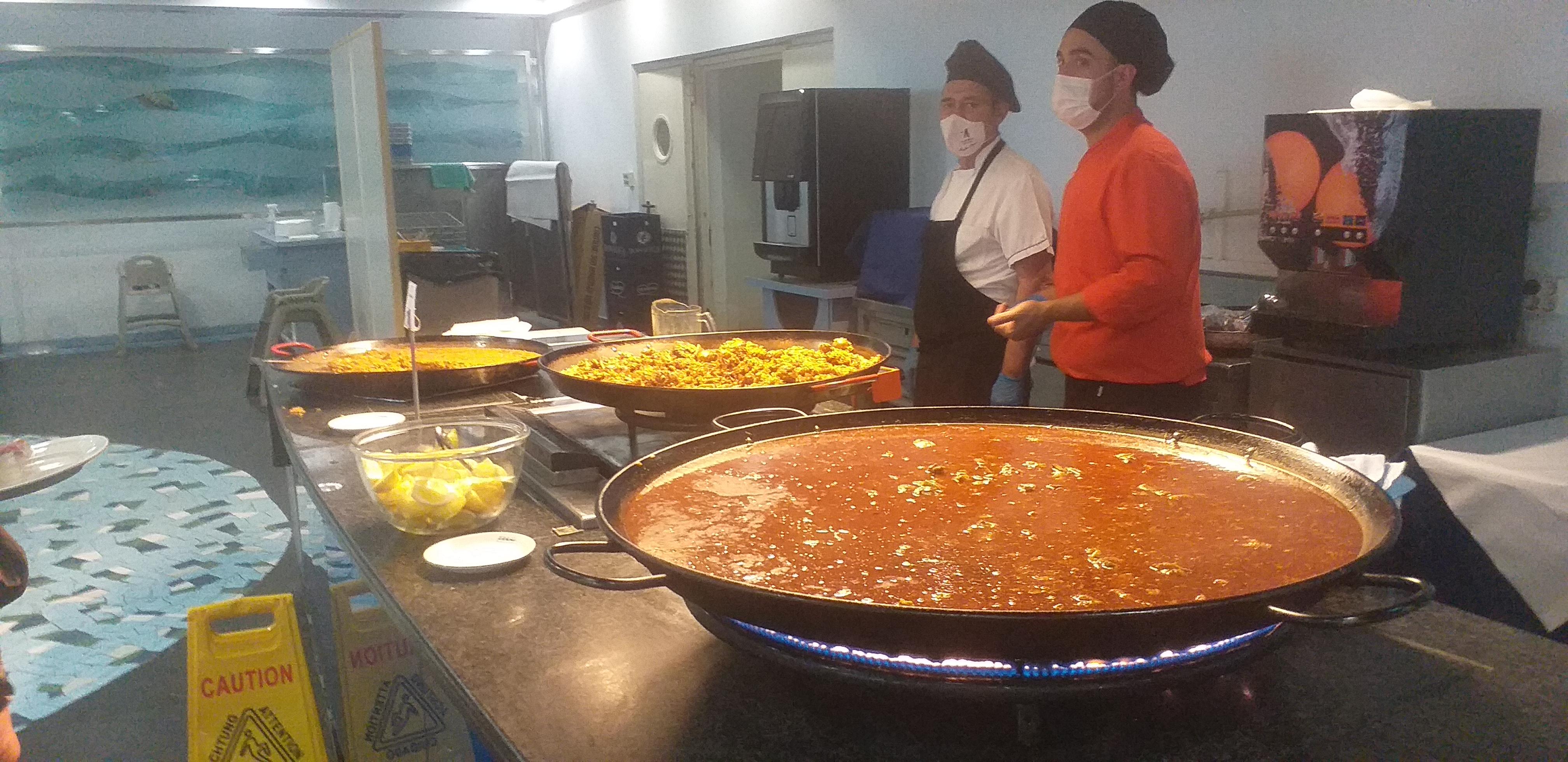 Paella available every lunchtime. Great dish