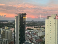 View from the executive lounge