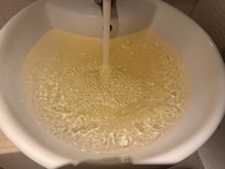 That’s after I turn on the tap for more than 30 minutes.