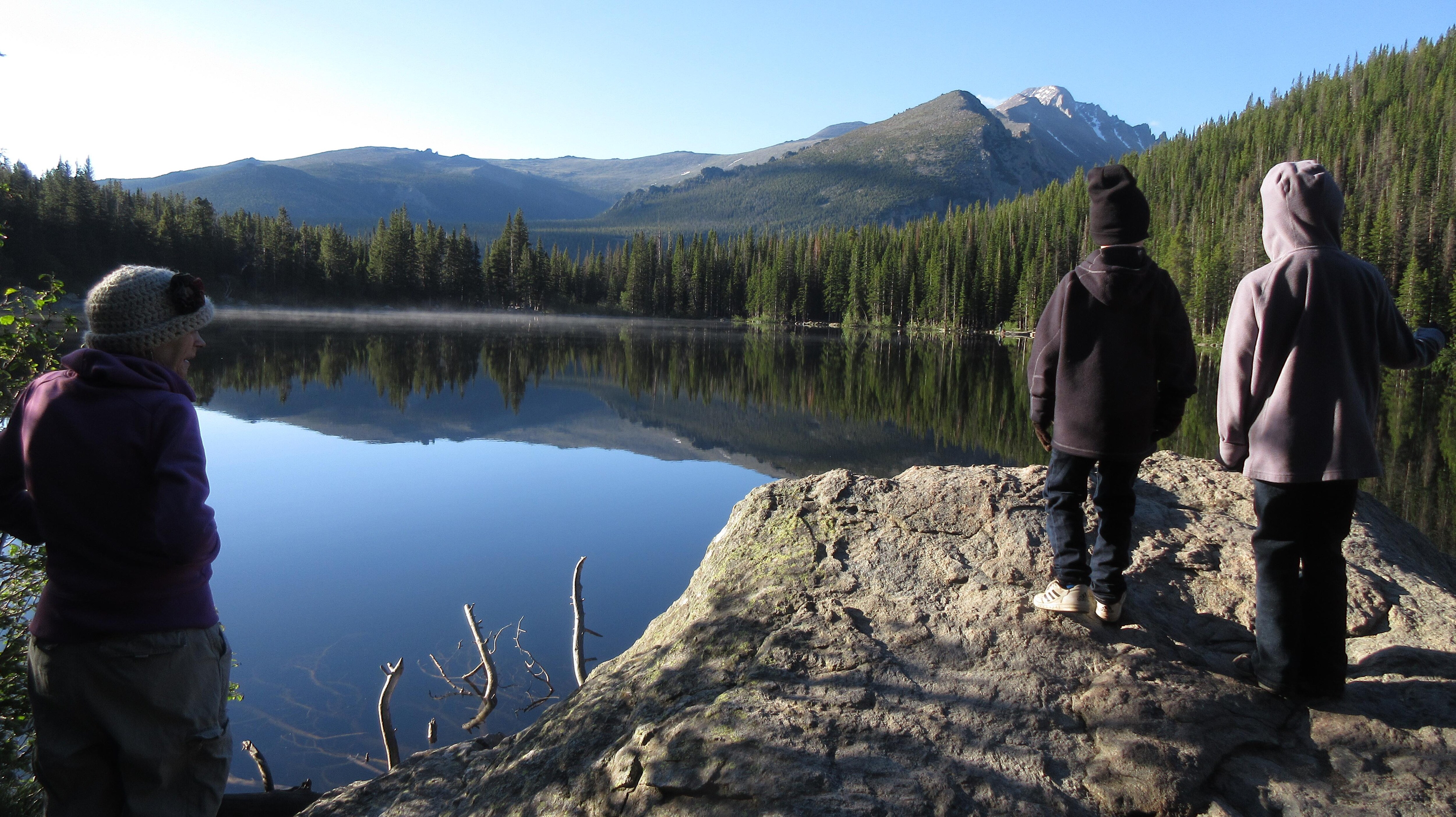 Bear Lake on a perfectly calm day.