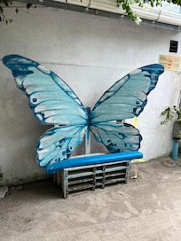 Bench and Butterfly