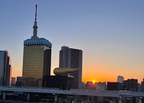面河房景色,頂樓天台也可以上去看景