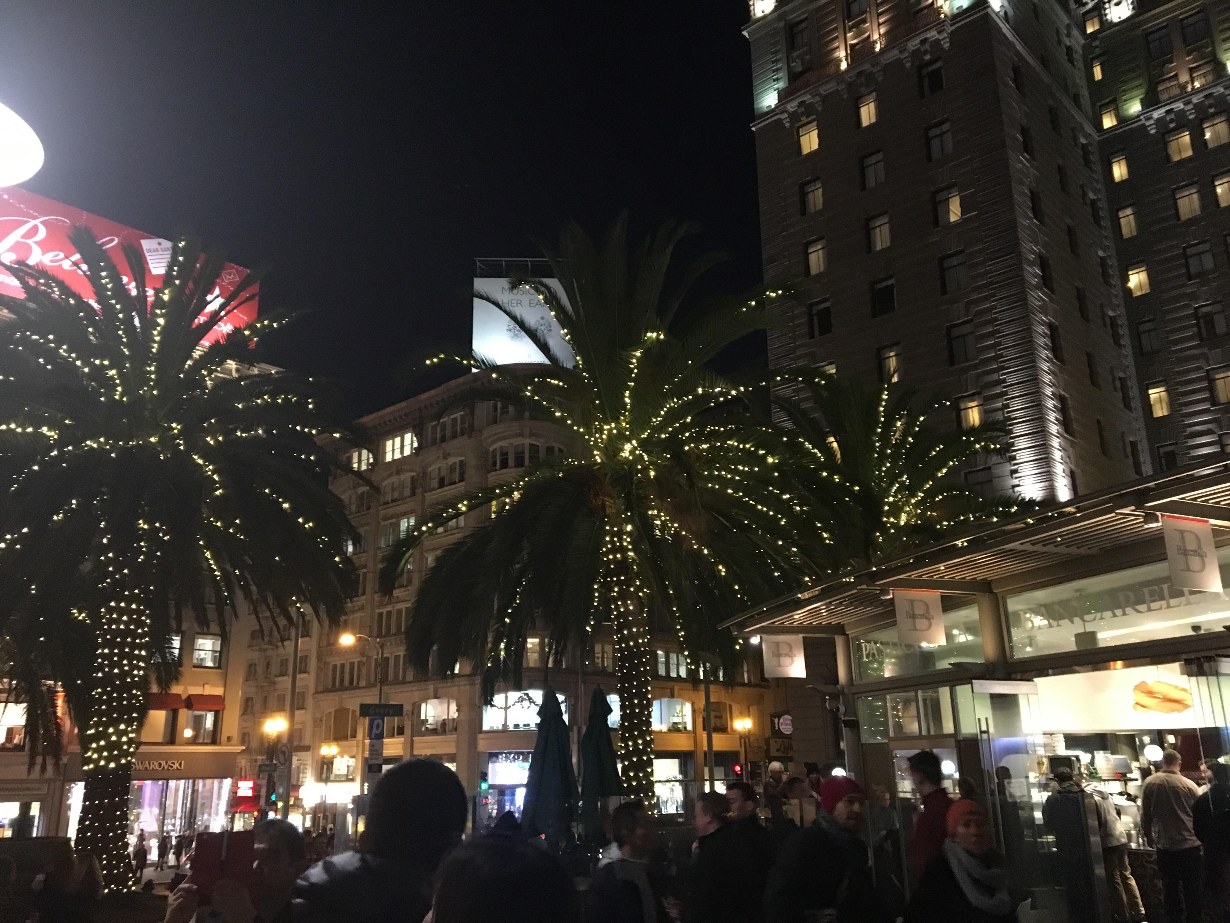 Union Square at night