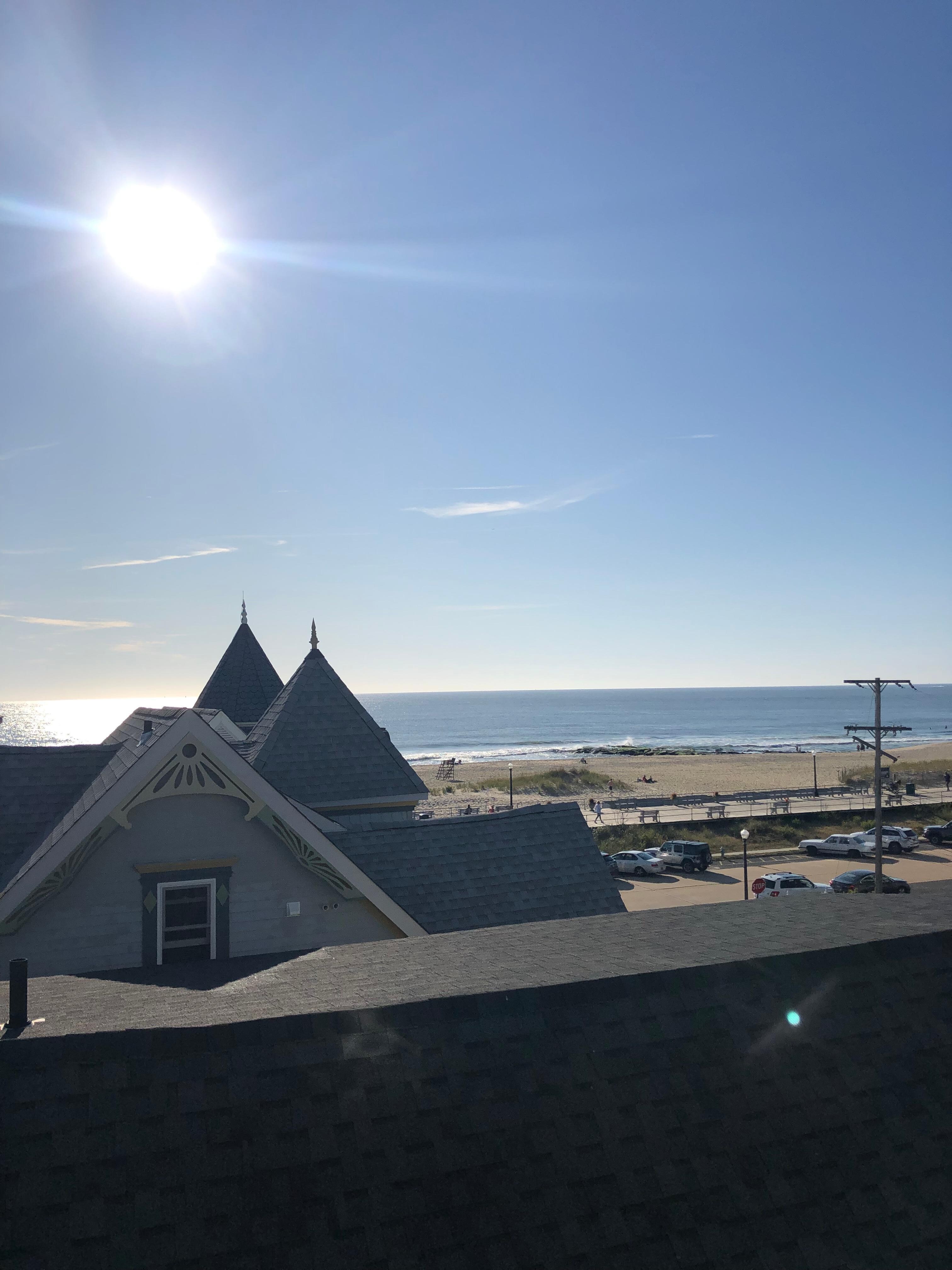 The view from my singleroom on the 3rd floor