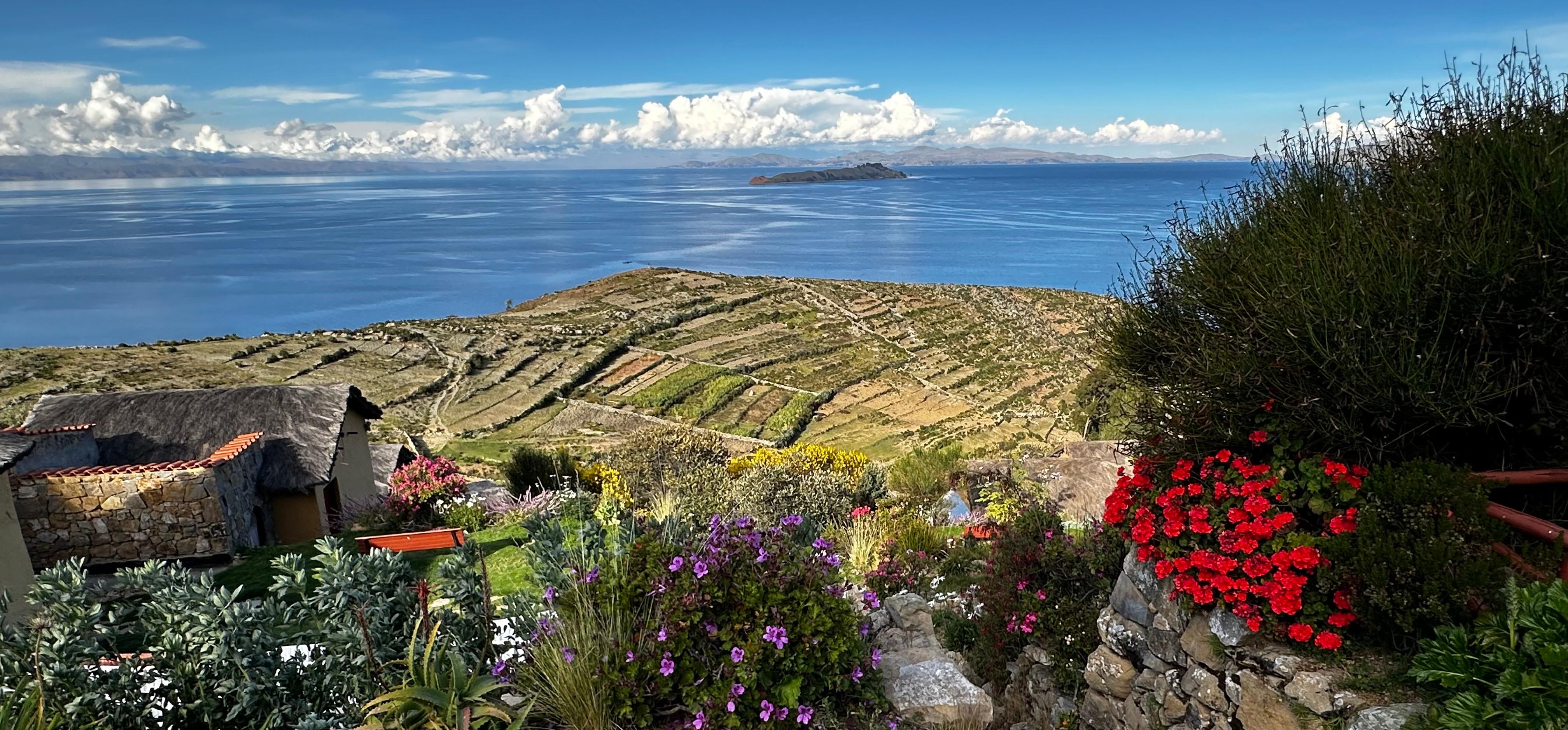 La vue sur les Andes depuis la chambre