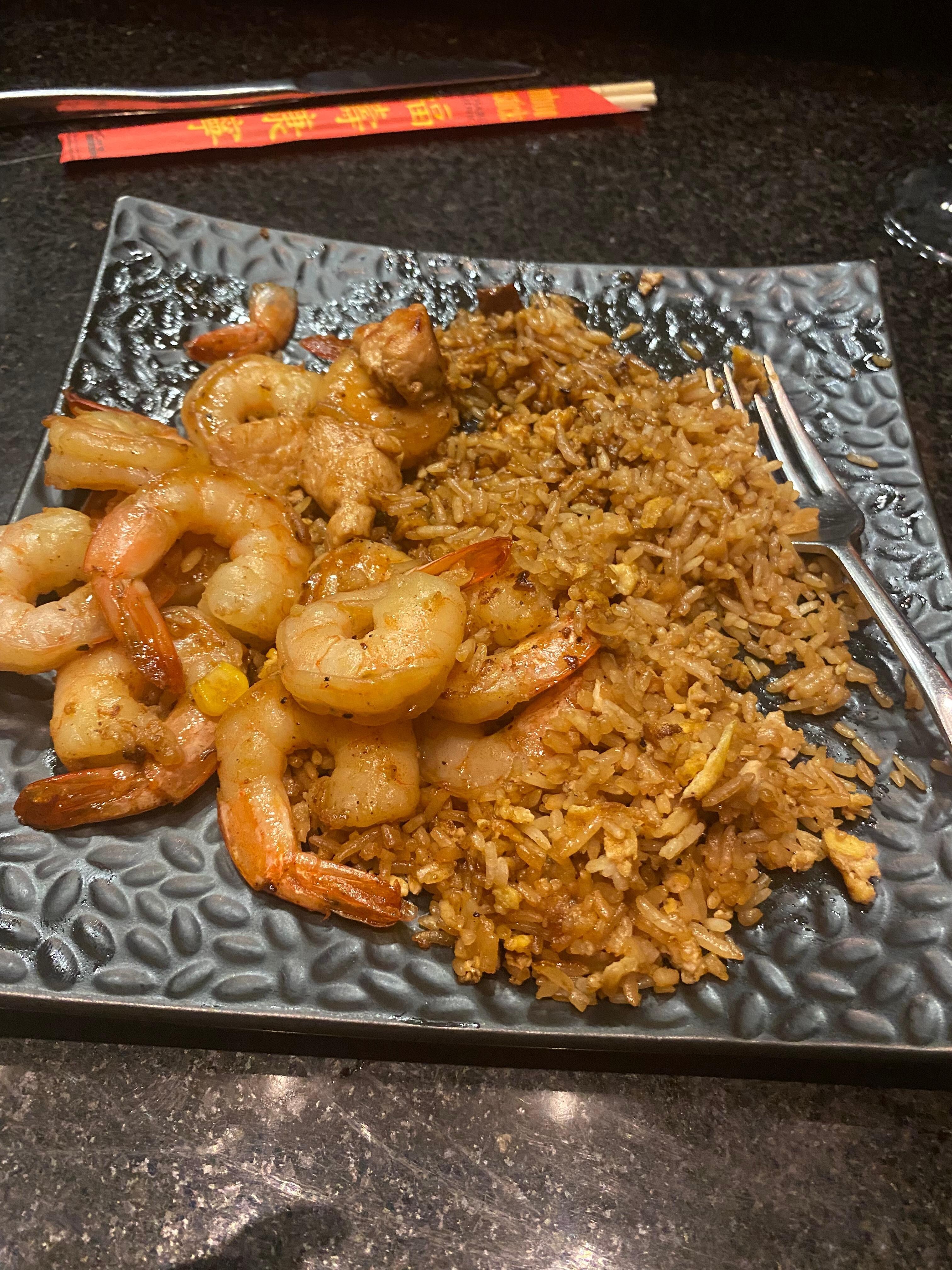 Birthday dinner at the Japanese restaurant