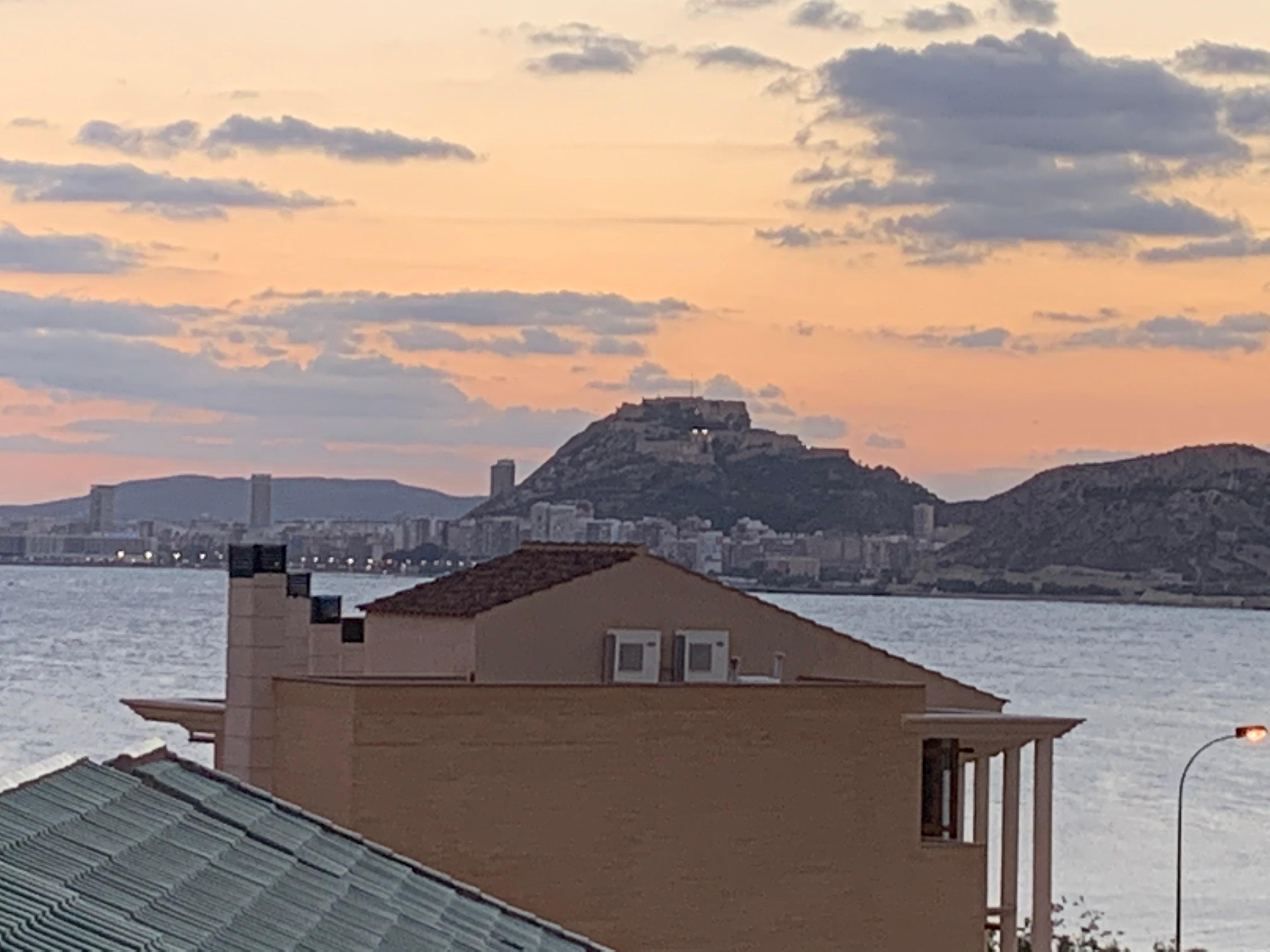 View from the balcony of Alicante Castle 