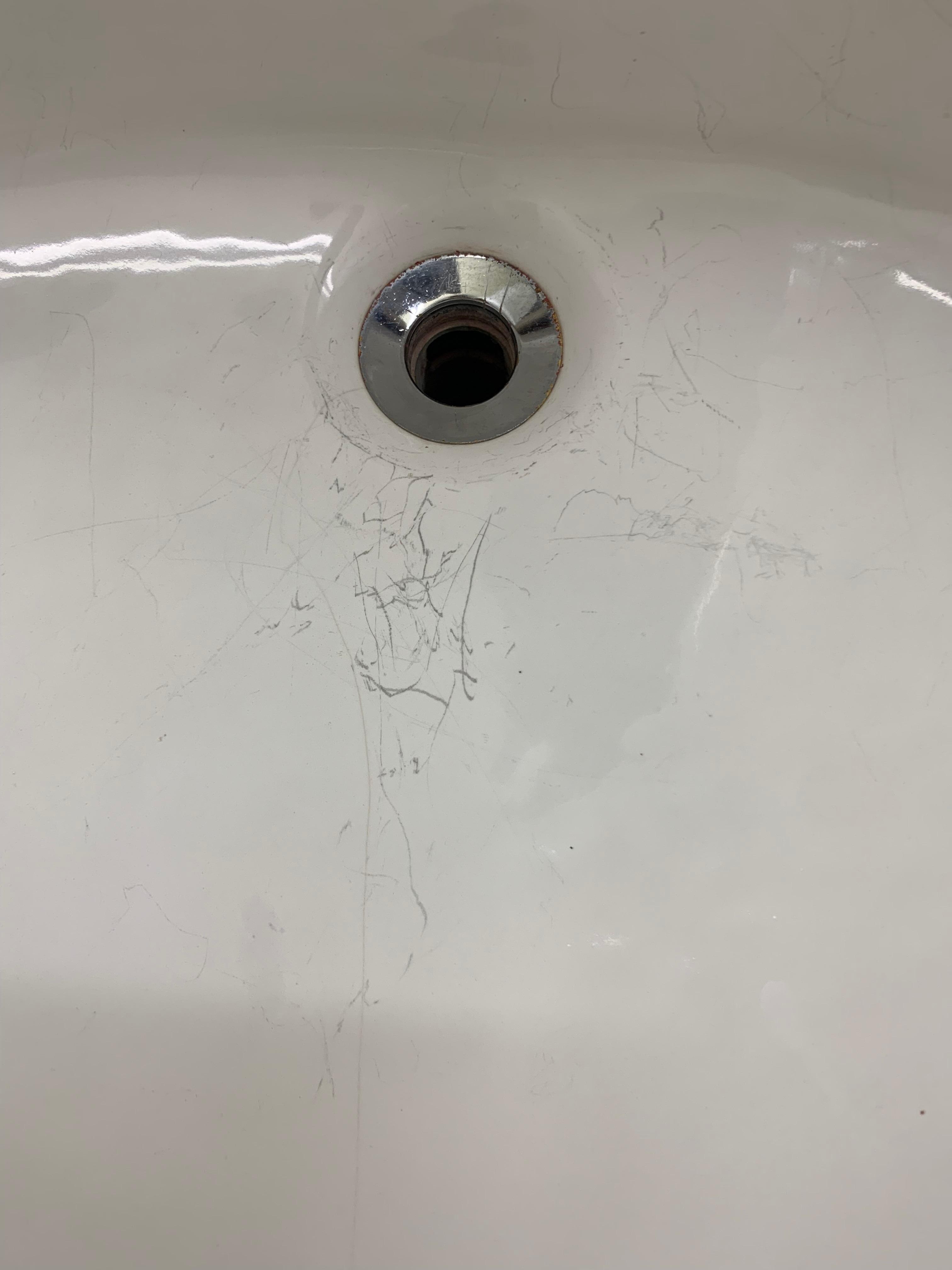 Cracks in the sink