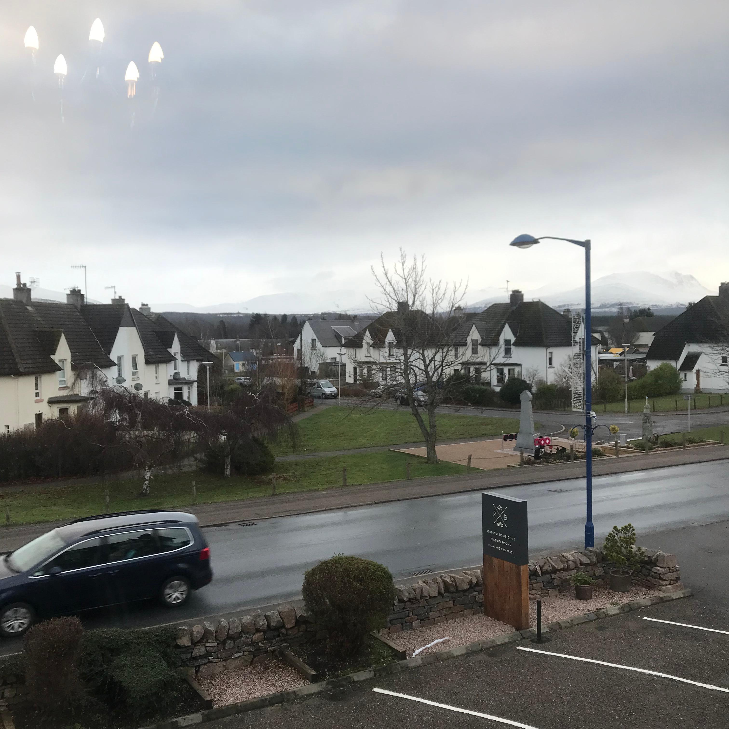 The spectacular view of the mountains from our room x1