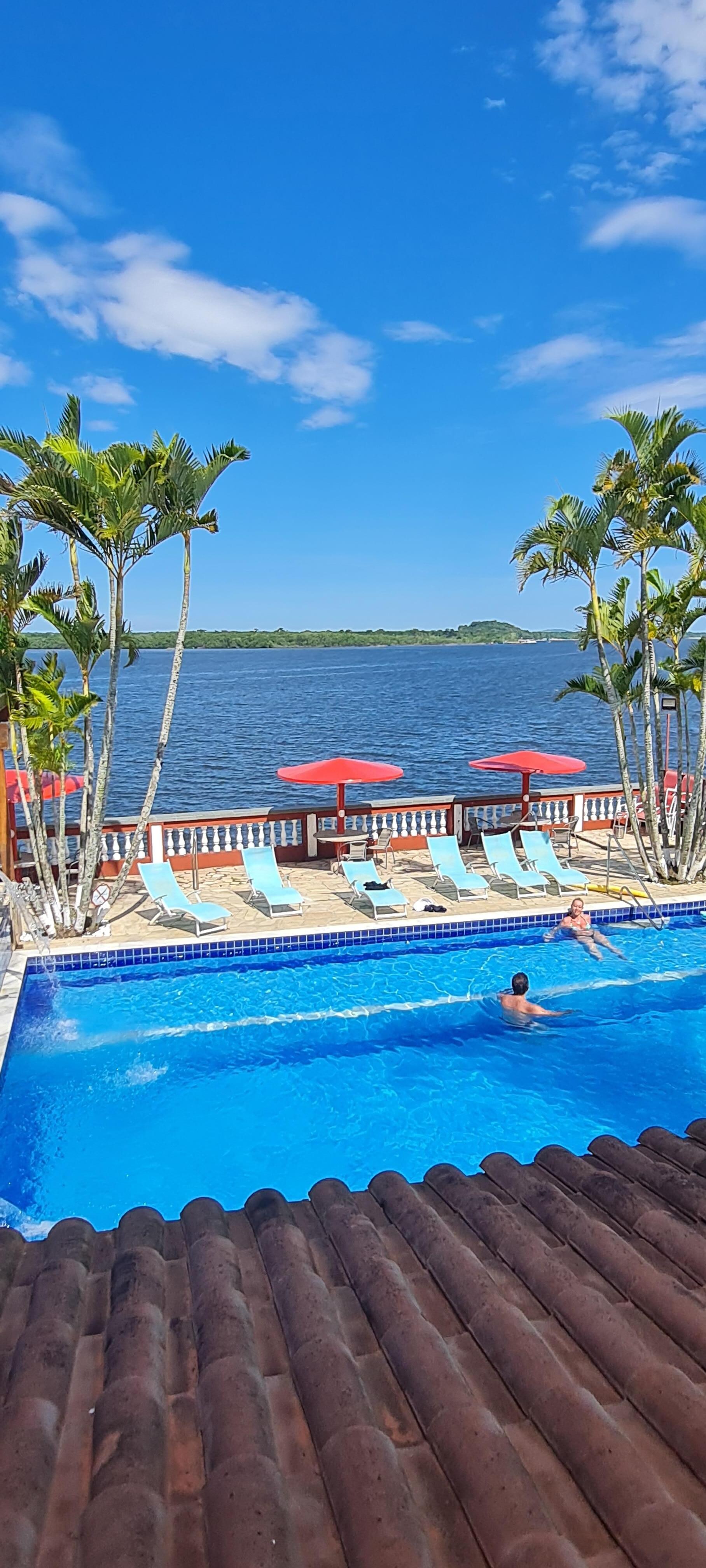 Uma das piscinas.