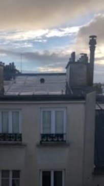 Chambre 701...les beaux toits de Paris...au lever :)