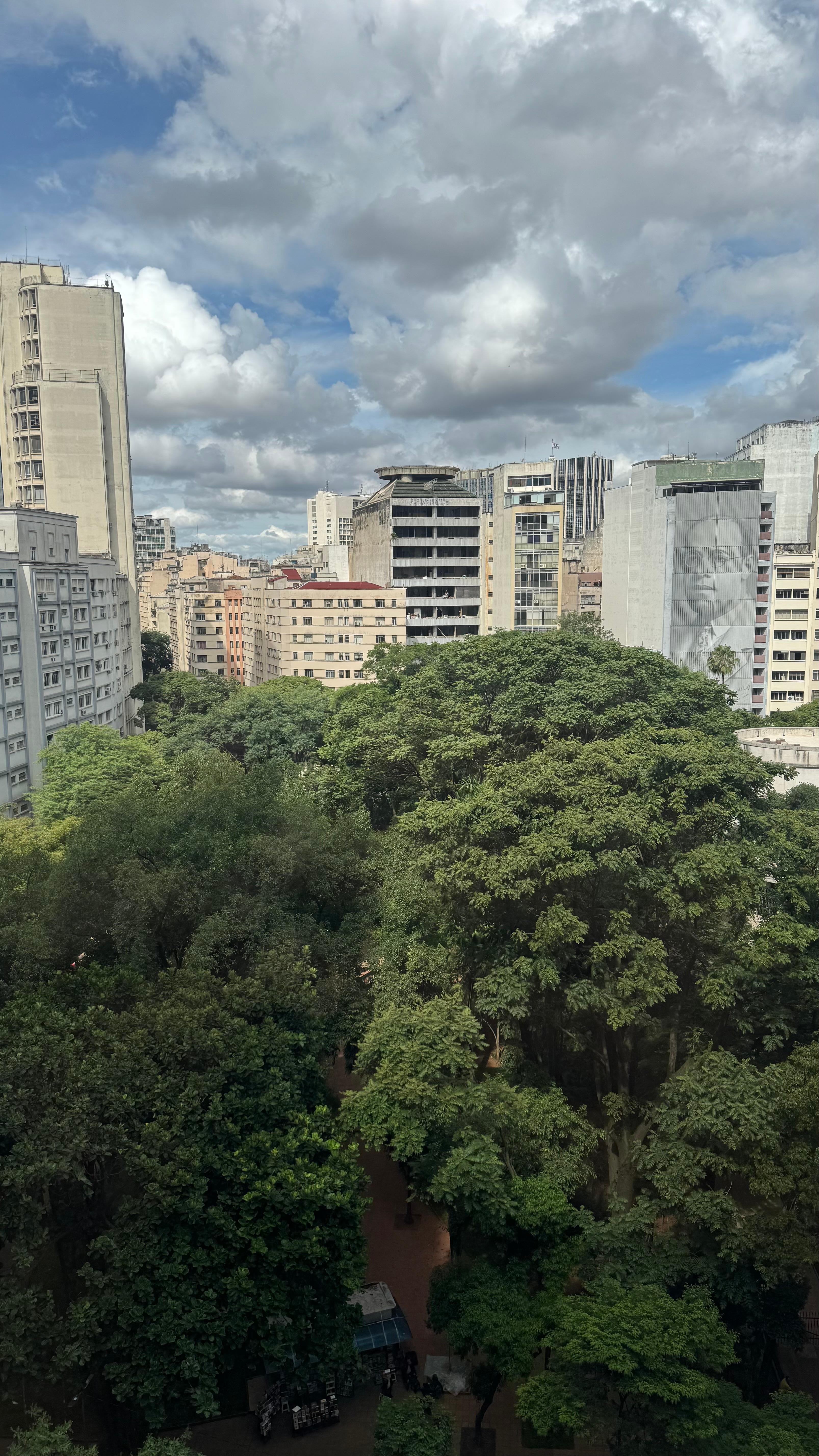 Visto do quarto da frente.