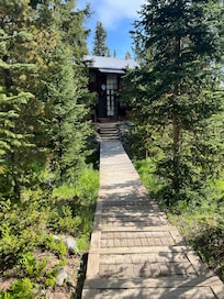 Walkway to cabin
