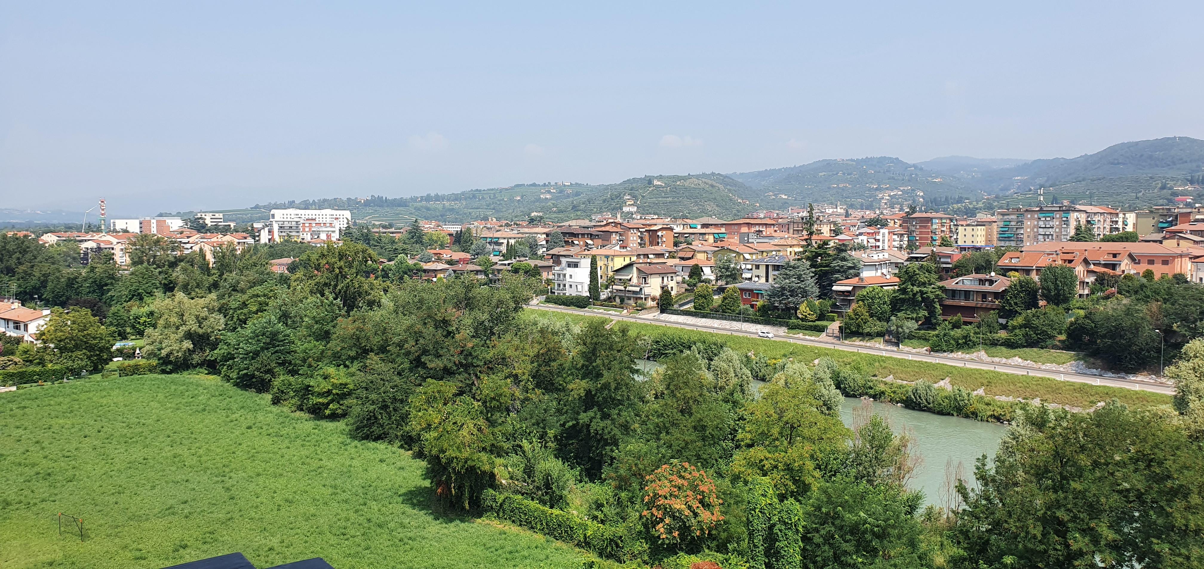 Fra verandaen i 7. etasje 