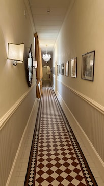 Hall de acesso aos quartos