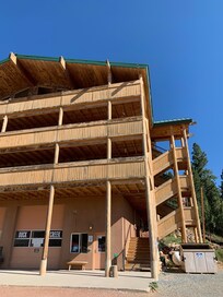 Our room, the “bear den”.