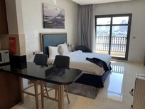 Living and sleeping area