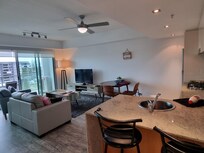 Open plan living and dining