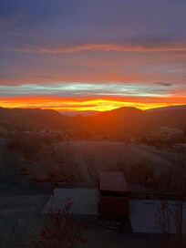 View from our window in the morning