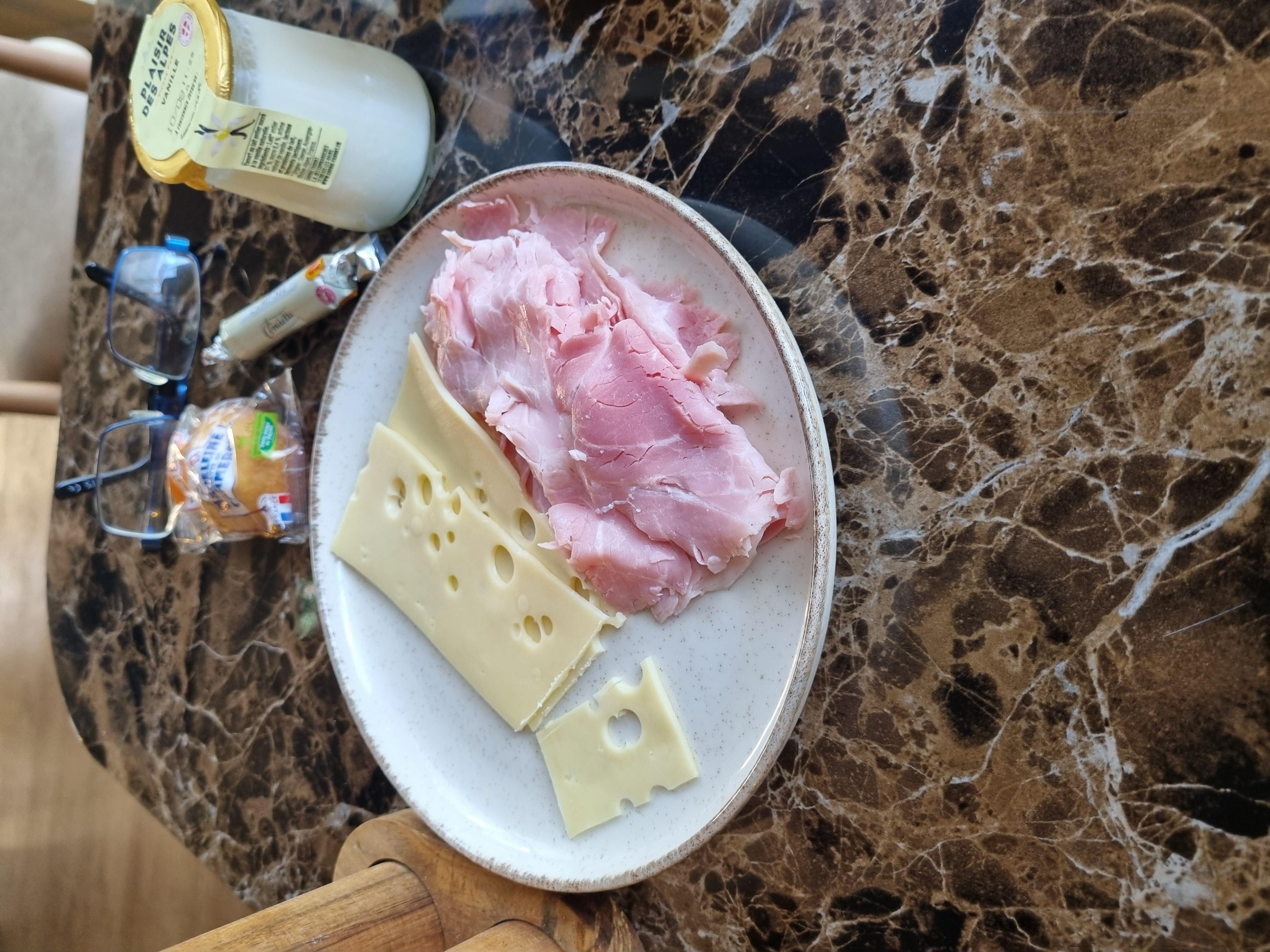 Fromage et jambon bof