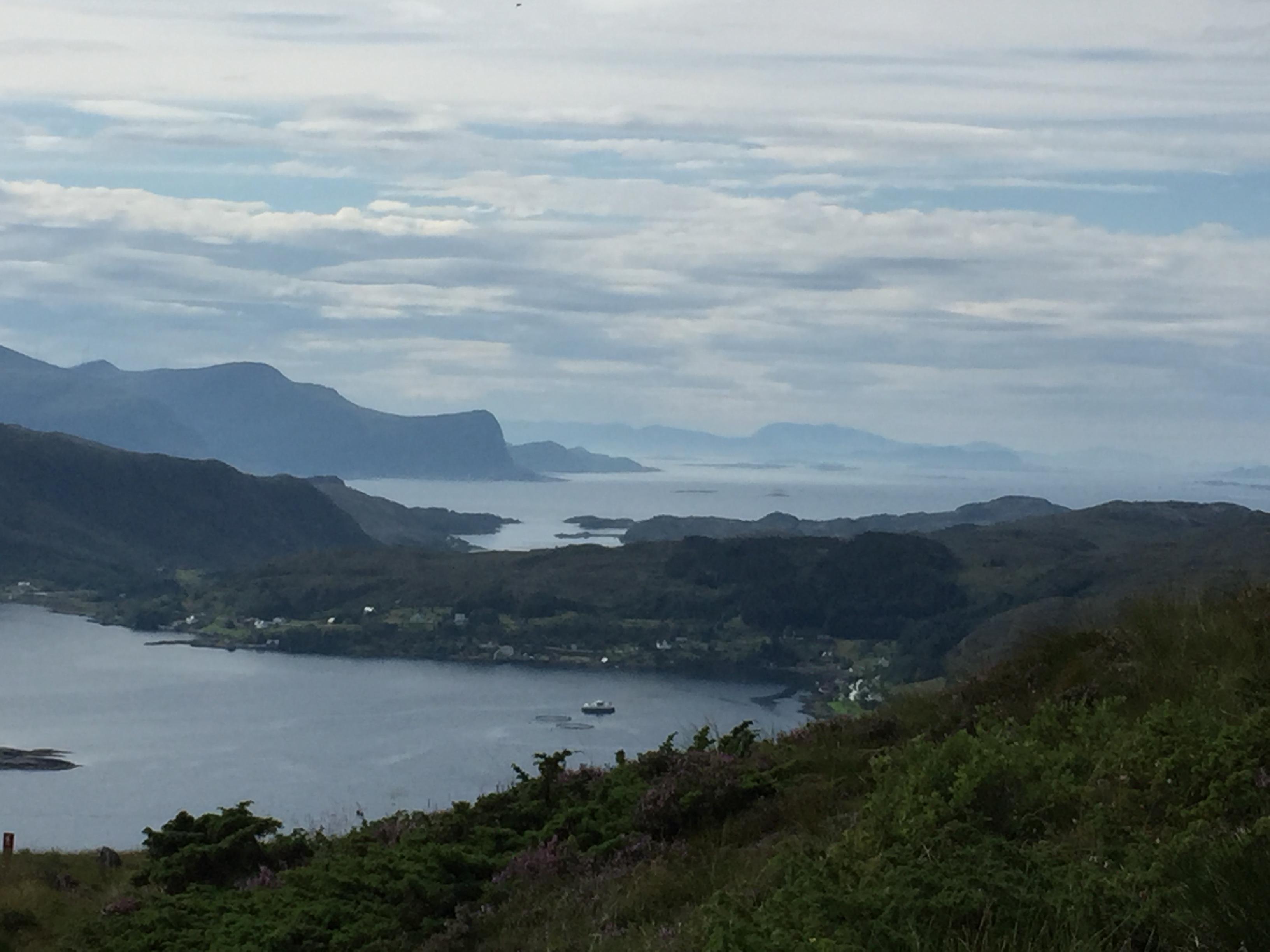 Utsikt fra fjellet