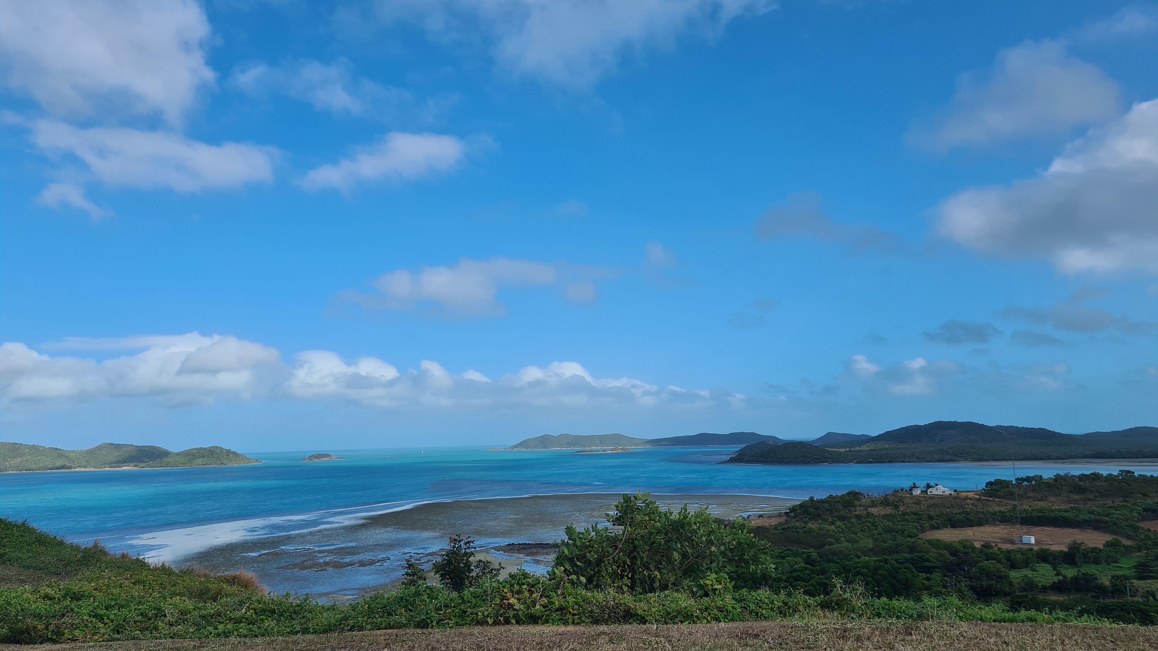 View from Green Fort on the hill above the motel (sorry, not the motel - the pics on their website are accurate)