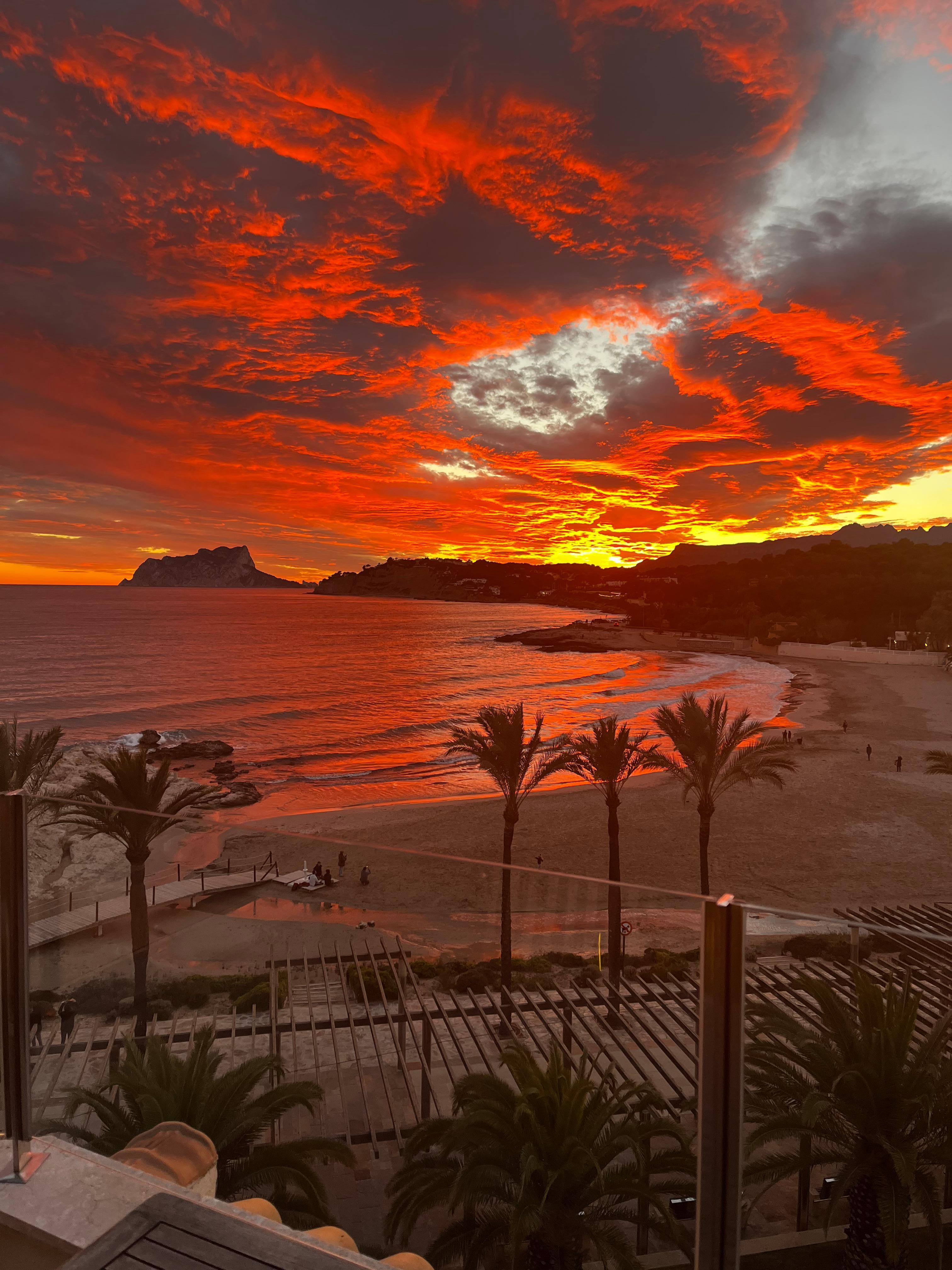 Sunset in Moraira