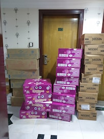 Some of the deliveries that arrive?.. its a hotel?