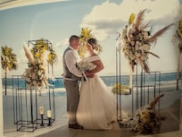 Wedding on the terrace of Constantinos the Great Hotel.