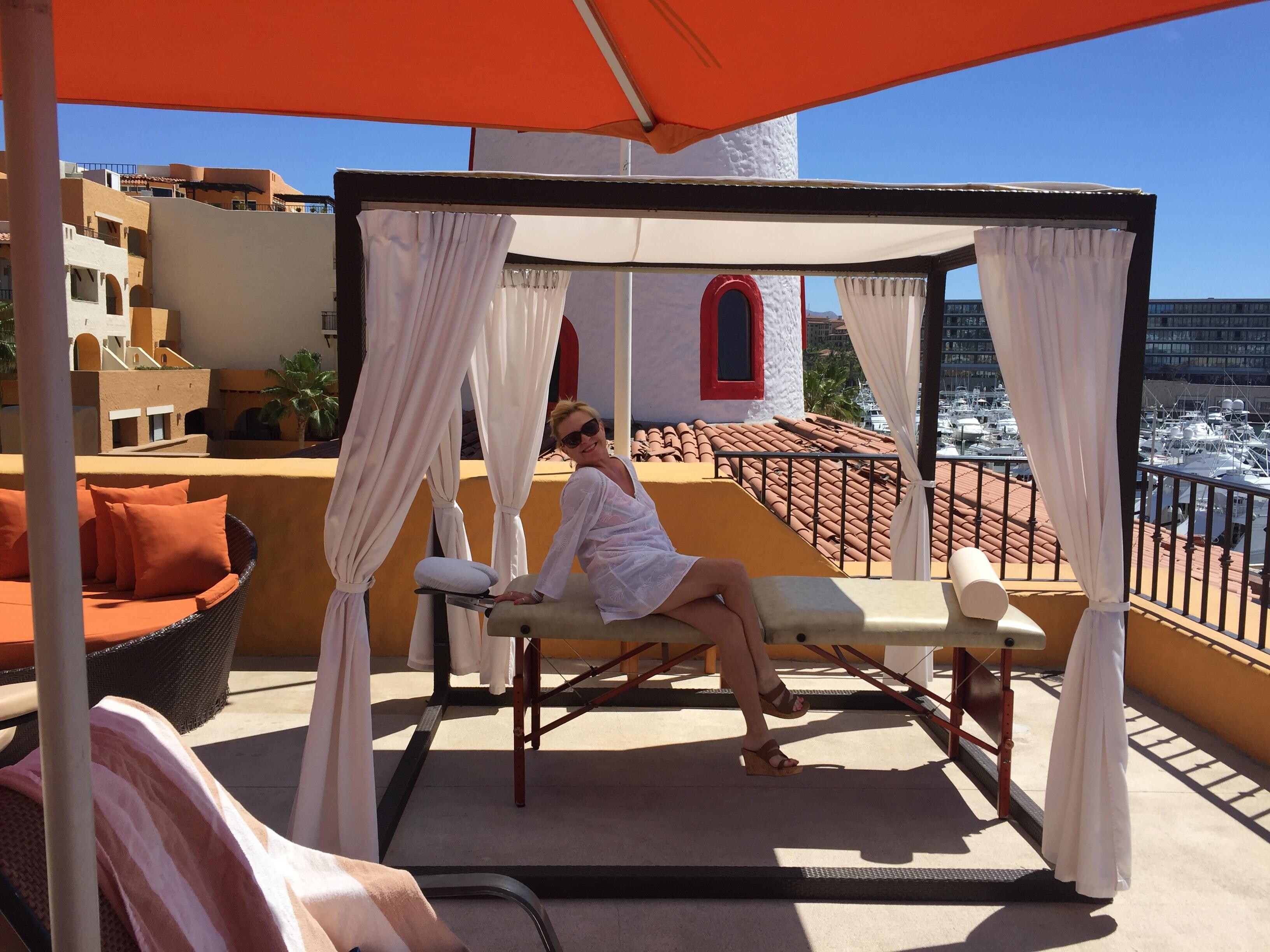 Massages available overlooking the Marina!