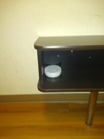 This is where the smoke detector was.
