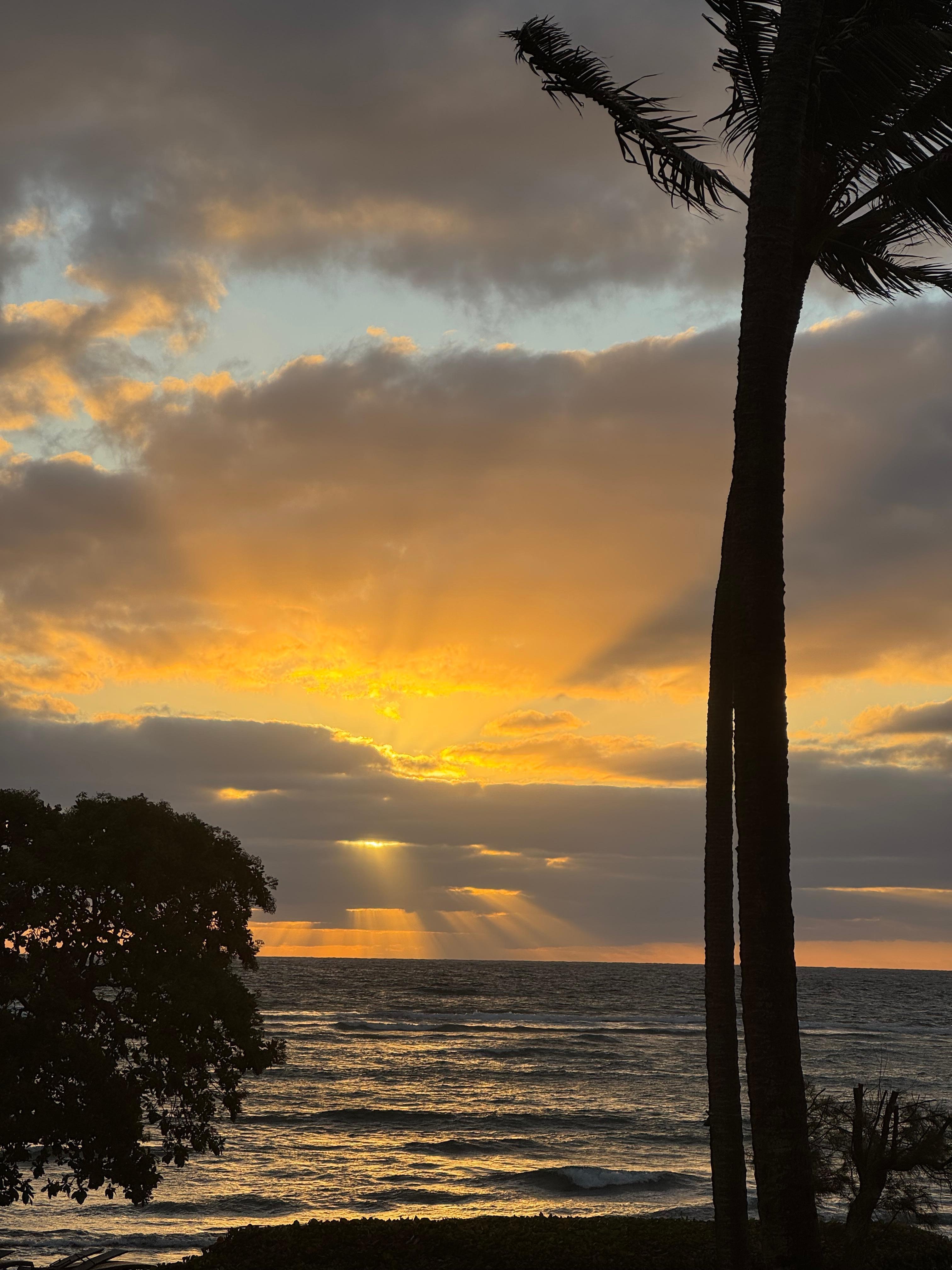 Sunrise from balcony
