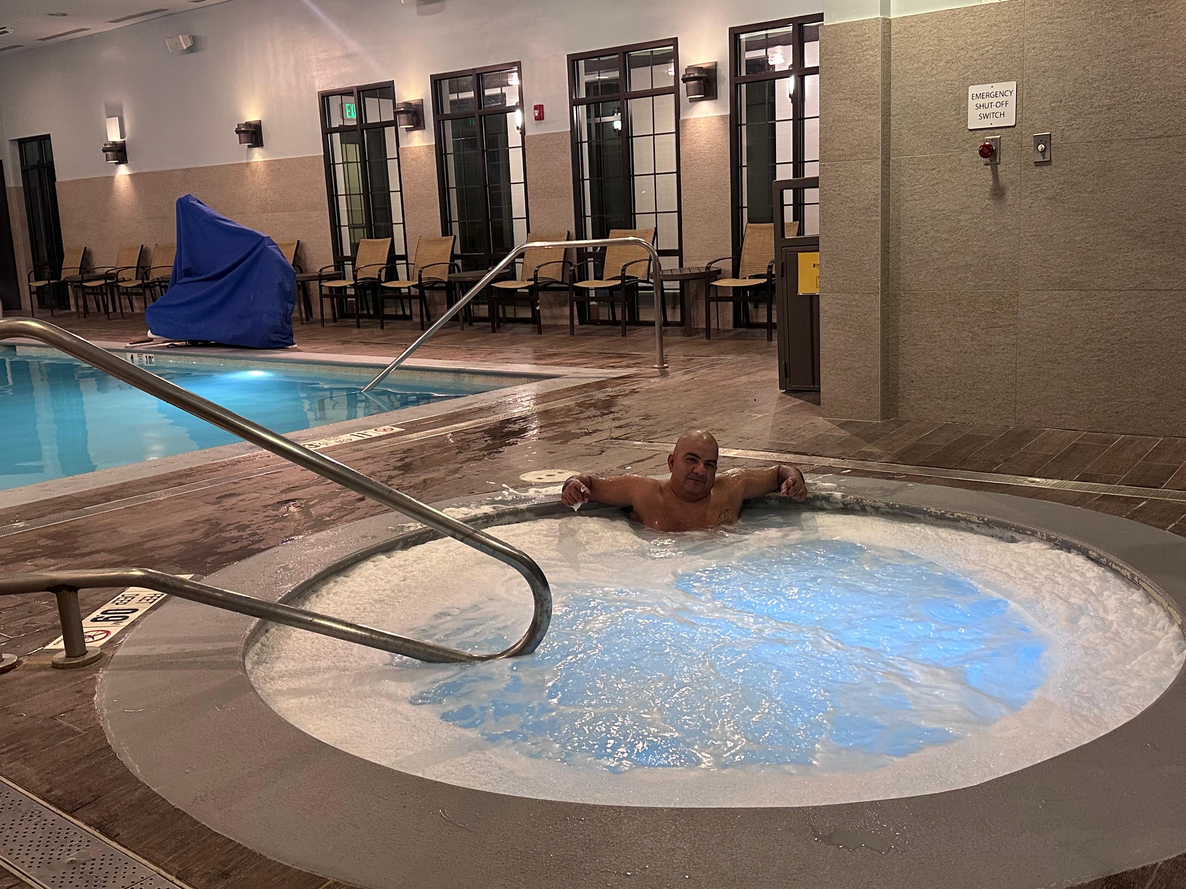 Hot tub is incredible 