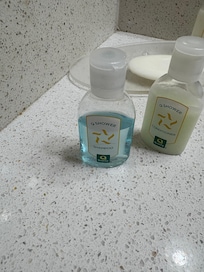 Literally this is the shampoo and conditioner that was used and left in the room for us to use. I don’t think so.
