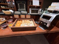 朝食のパンの種類も豊富