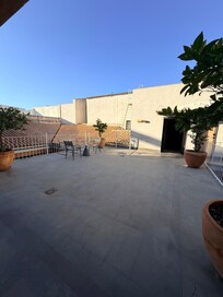 The patio outside our room