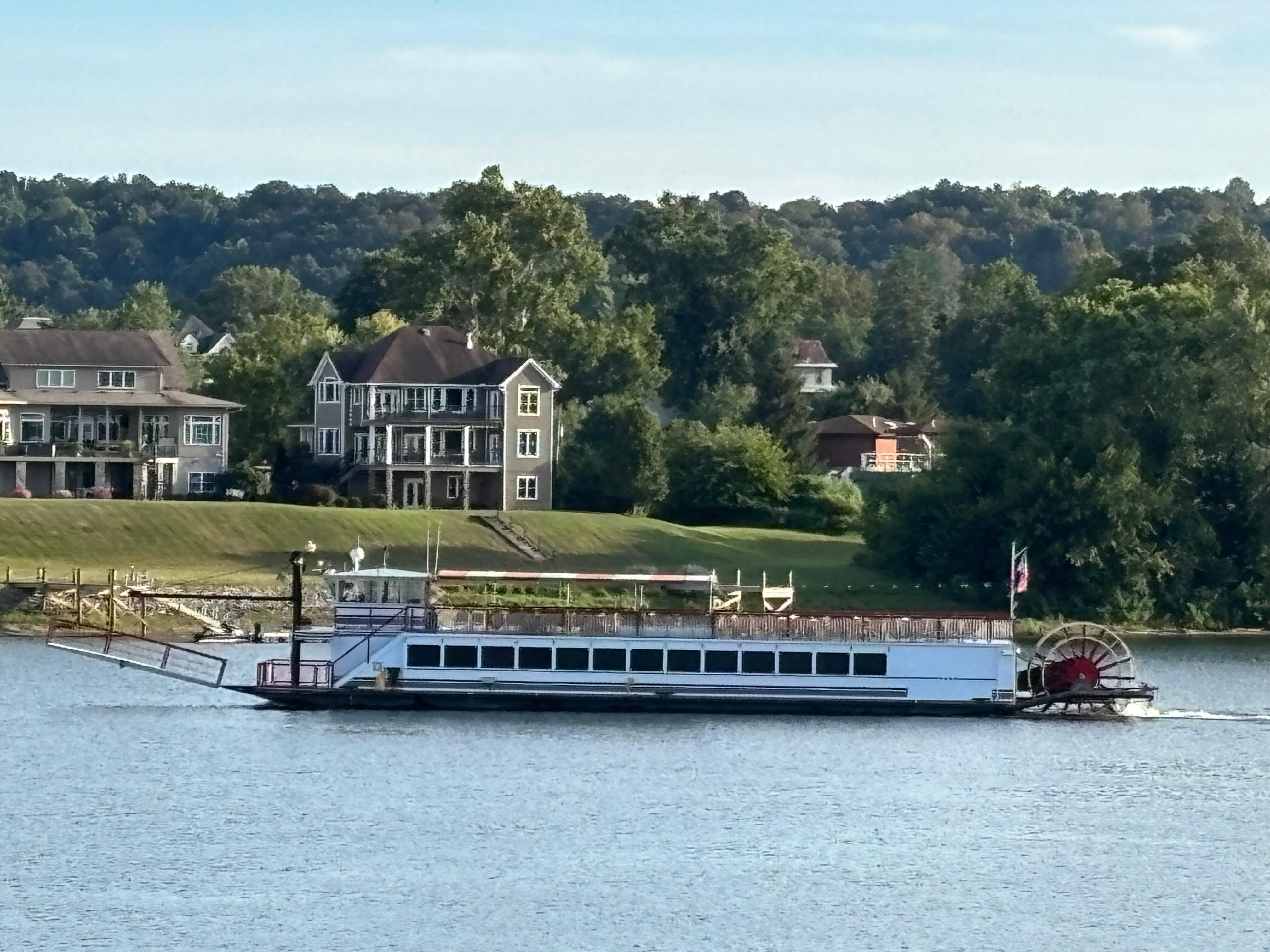 From our window in the hotel, the Ohio river