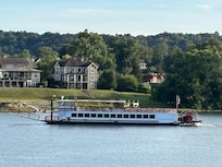 From our window in the hotel, the Ohio river
