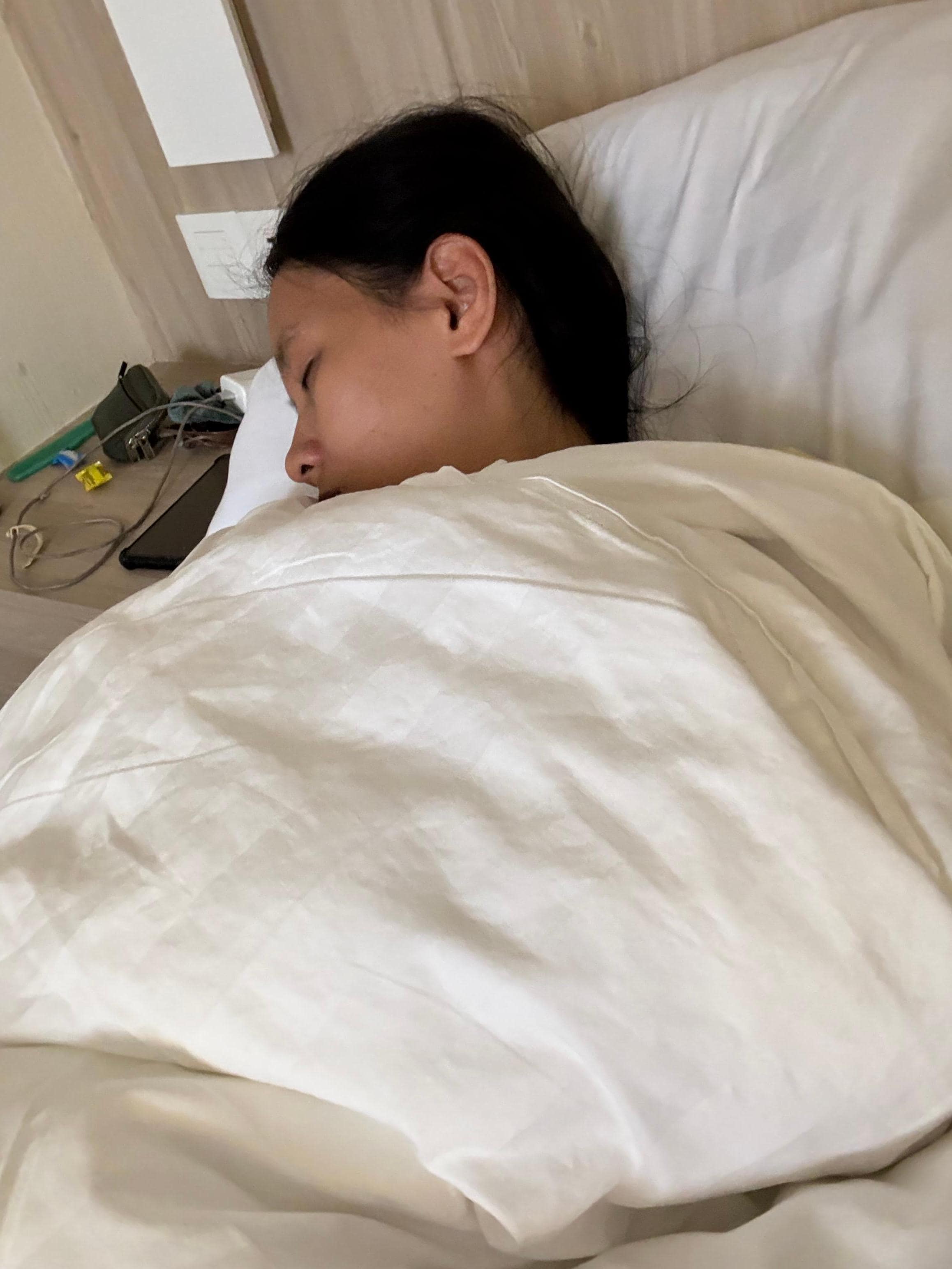 You're in for a restful night's sleep. Very comfortable bed and couch.