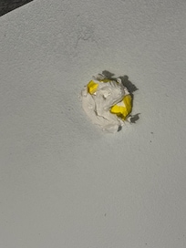 The ceiling over the bed had this.?Don’t know what it was.