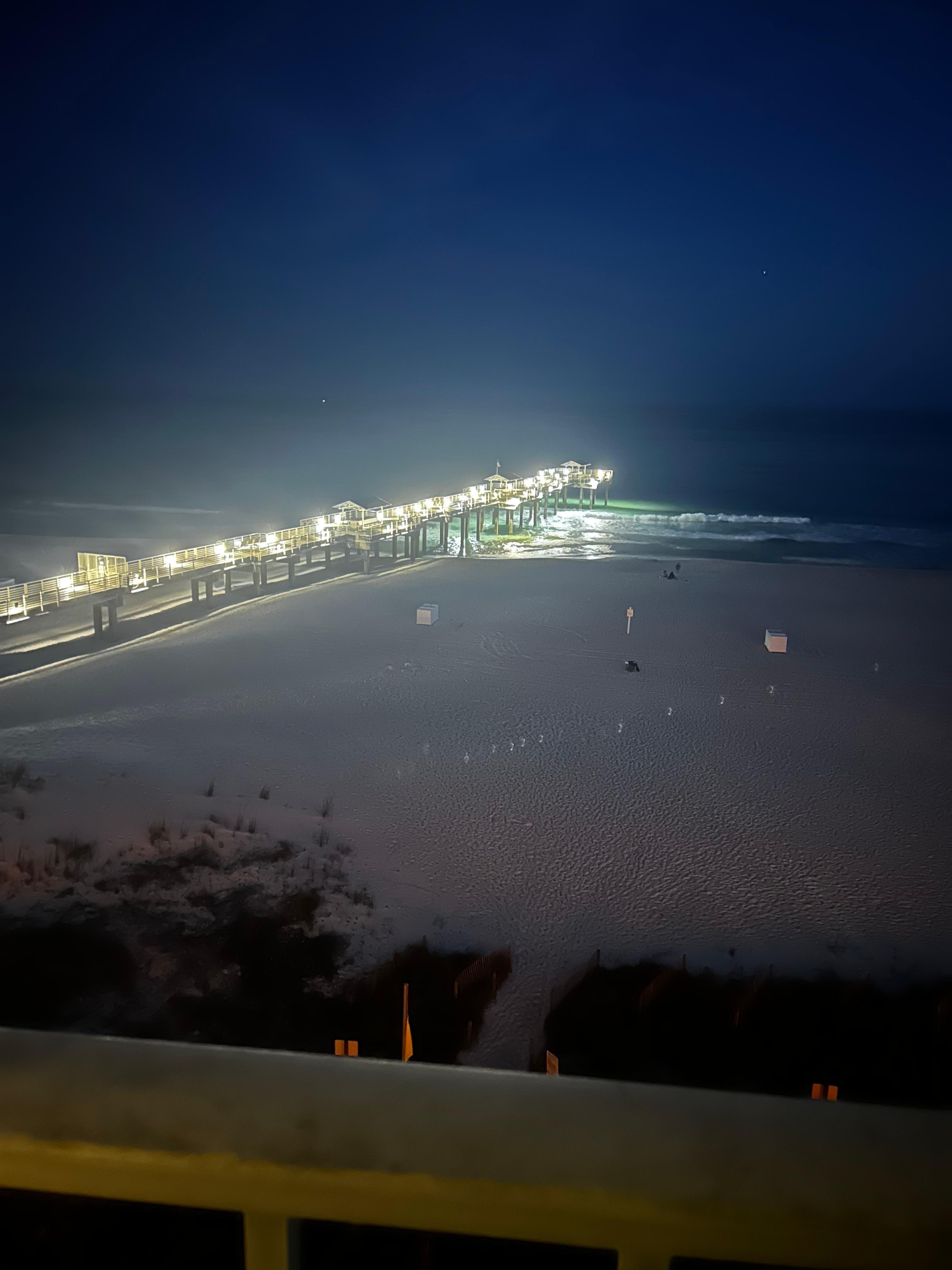 Night view from
Our deck