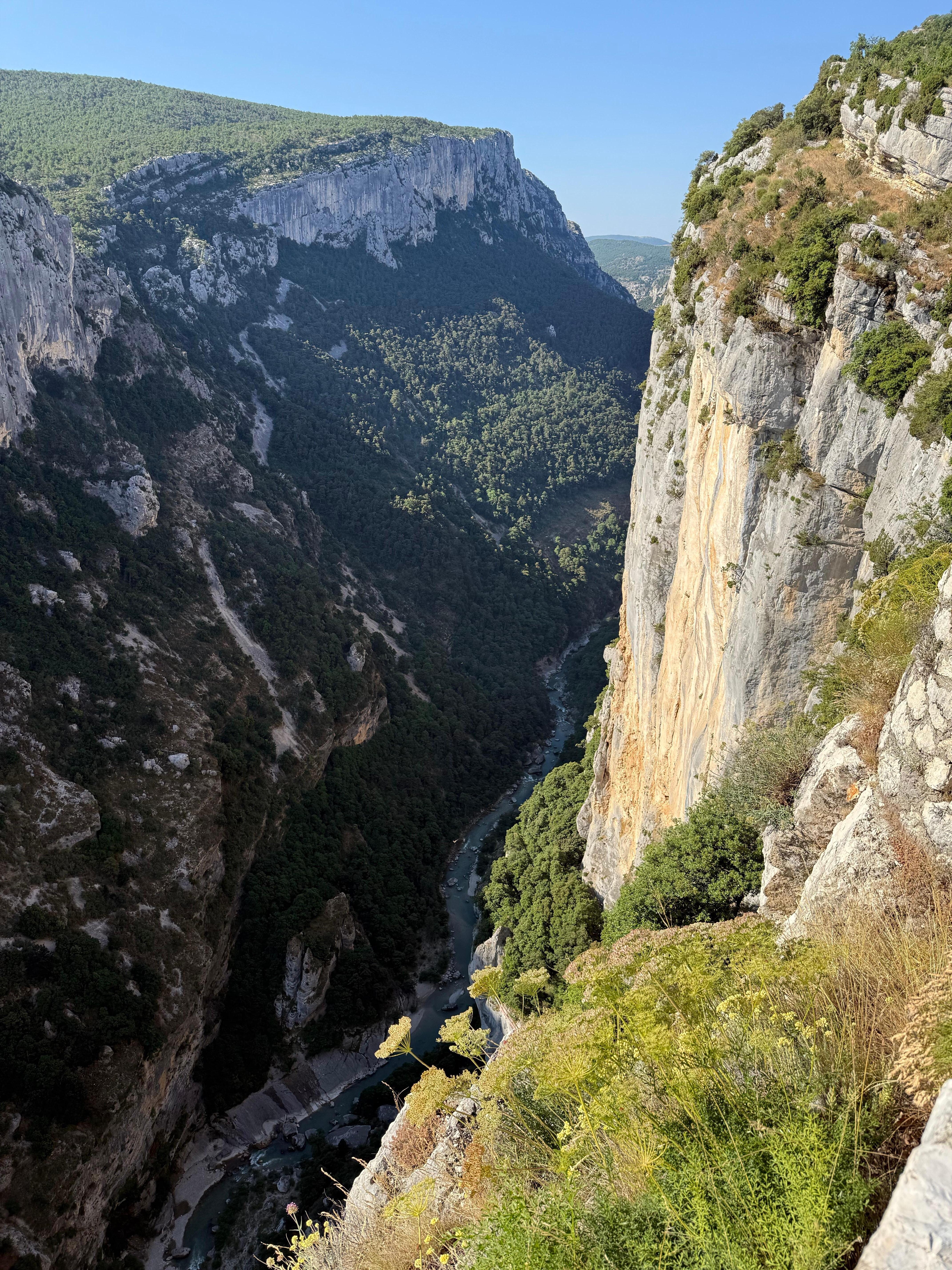 Blick in die Verdoneschlucht