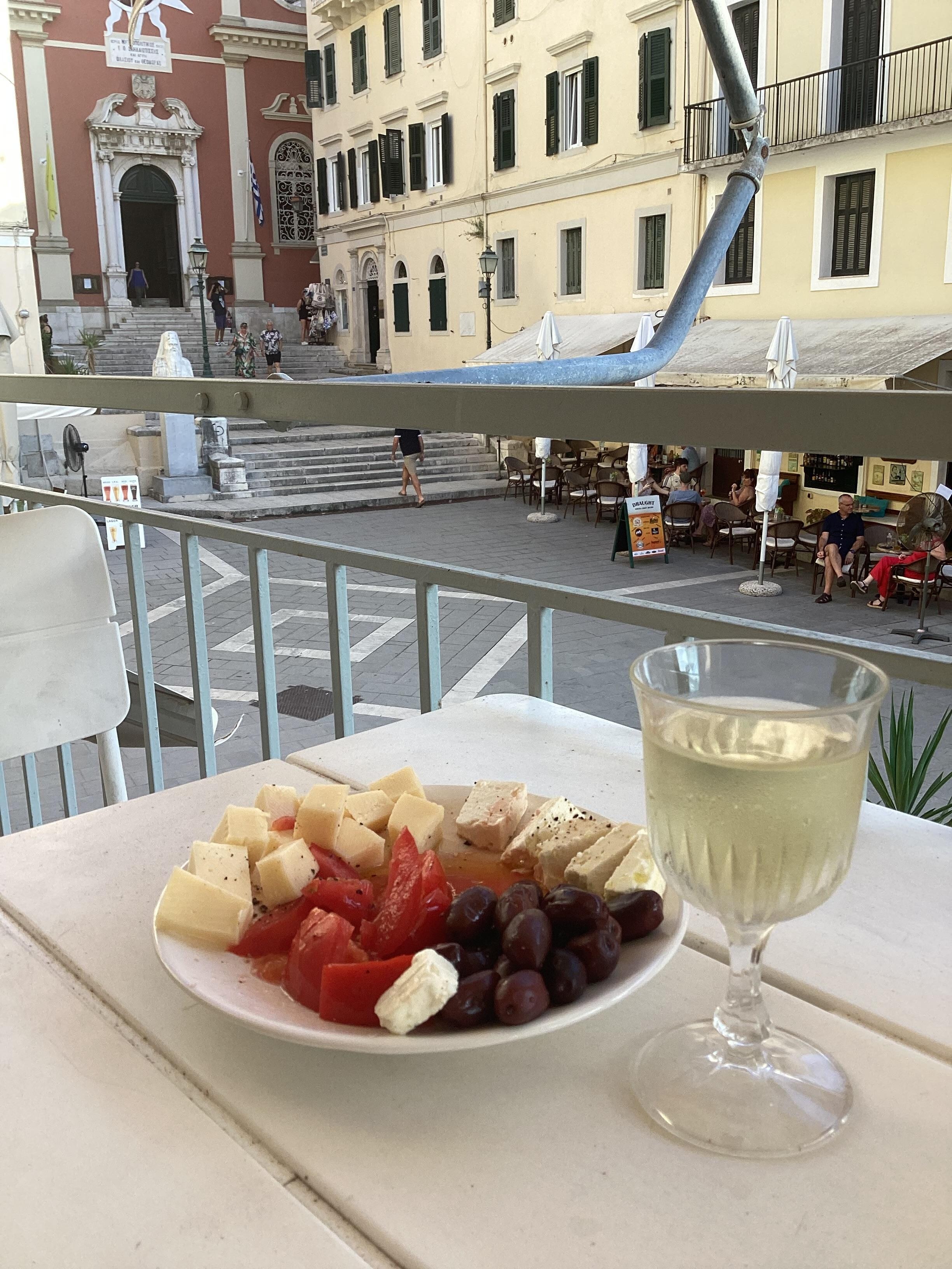 The balcony, our favorite spot to people watch. 
