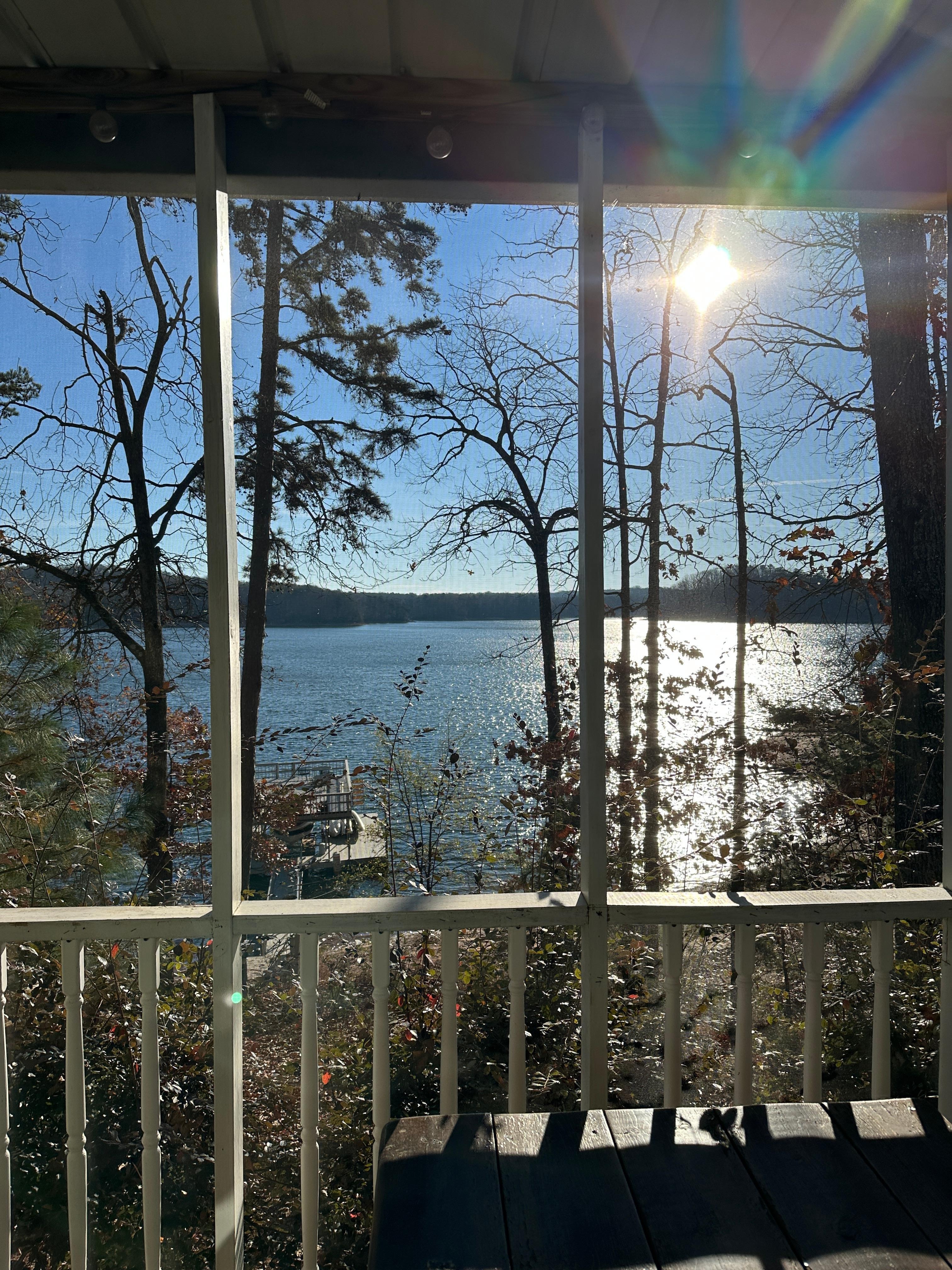 View from the basement floor. 