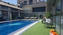 Outdoor pool.