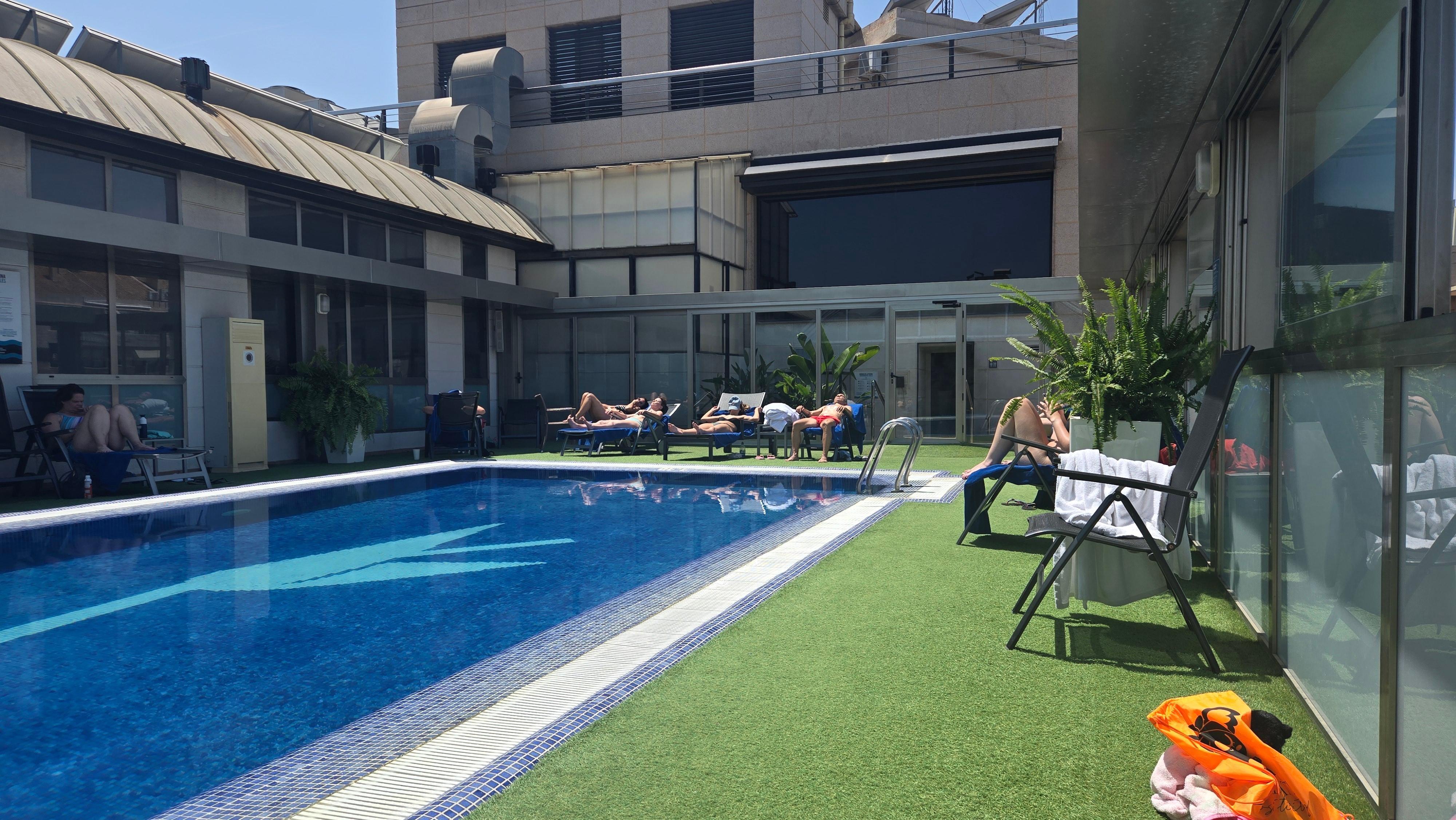 Outdoor pool.
