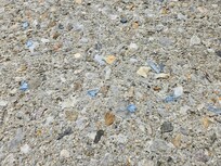 Broken glass at front door