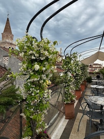 Blick von der Dachterrasse