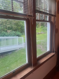 The view from the one bedroom.